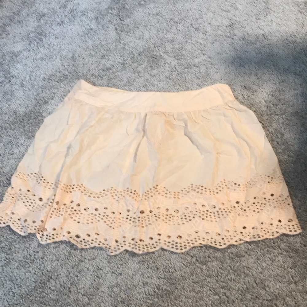 Pink-cream skirt